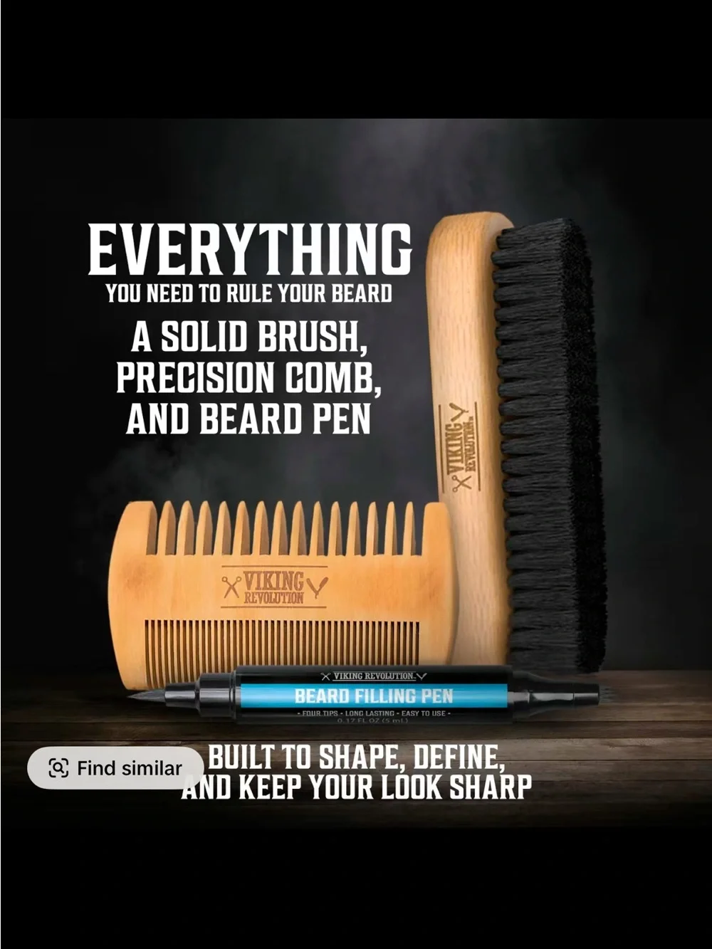 Revolution Ultimate Beard Care Collection — Black